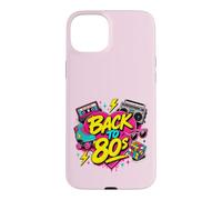 Back to 80s Retro Music Roller Skate Puzzle Cube Sunglasses Case for iPhone 15 Plus
