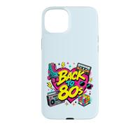Back to 80s Retro Music Roller Skate Puzzle Cube Sunglasses Case for iPhone 15 Plus