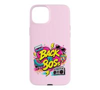 Back to 80s Retro Music Roller Skate Puzzle Cube Sunglasses Case for iPhone 15 Plus
