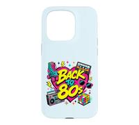 Back to 80s Retro Music Roller Skate Puzzle Cube Sunglasses Case for iPhone 15 Pro