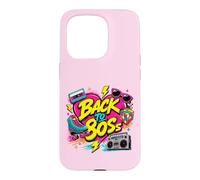 Back to 80s Retro Music Roller Skate Puzzle Cube Sunglasses Case for iPhone 15 Pro