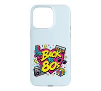 Back to 80s Retro Music Roller Skate Puzzle Cube Sunglasses Case for iPhone 15 Pro Max