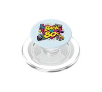 Back to 80s Retro Music Roller Skate Puzzle Cube Sunglasses PopSockets PopGrip for MagSafe
