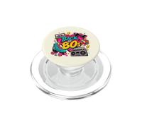 Back to 80s Retro Music Roller Skate Puzzle Cube Sunglasses PopSockets PopGrip for MagSafe
