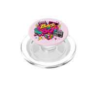 Back to 80s Retro Music Roller Skate Puzzle Cube Sunglasses PopSockets PopGrip for MagSafe