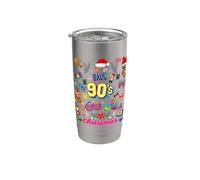 Back to 90's Christmas Nostalgia for the Nineties Graphic Stainless Steel Insulated Tumbler