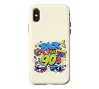 Back to 90s Nostalgia Roller Skate Boombox Cassette Nineties Case for iPhone X/XS