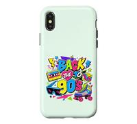 Back to 90s Nostalgia Roller Skate Boombox Cassette Nineties Case for iPhone X/XS