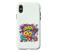 Back to 90s Nostalgia Roller Skate Boombox Cassette Nineties Case for iPhone X/XS