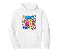 Back to 90s Nostalgia Roller Skate Boombox Cassette Nineties Pullover Hoodie