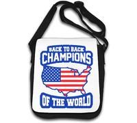 Back to Back Champions of The World USA Shoulder Bag White