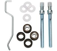 Back To Back Pull Handle Fixing Pack Set 19mm Diameter Matt Black Finish