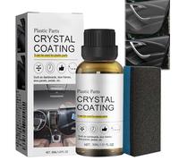 Back to Black Back to Black Trim Restorer Crystal Coating Plastic Restoration Crystal Coating Polish for Automotive Interior & Exterior Plastic Parts,Dashboard & More, Long-Lasting Shine & Protection