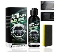 Back to Black Trim Restorer,Car Plastic Restorer Black for Interior & Exterior,Bumper & Dashboard Scratch Remover,Long-Lasting Plastic Renovator to Revive Faded Trim,Car Interior Scratch Remover
