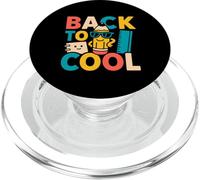 Back To Cool Vintage Cartoon Go Back To School Retro Graphic PopSockets PopGrip for MagSafe