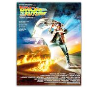 Back To Future 80's Retro Movie Vintage Style Advertising Metal Wall Plaque 20x15cm - Pub Shed Bar Man Cave Home Bedroom Office Kitchen Gift Metal Sign