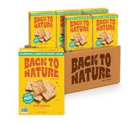 Back To Nature Crispy Wheat Crackers, Dairy Free, Non GMO, 6.5 Ounces (Pack Of 6)