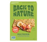 Back to Nature Multi Grain Flatbread Crackers - GMO Free, Made with Real Ingredients Like Wheat Flour and Whole Grains - Truly Delicious Snacks - 155ml
