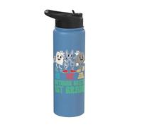 Back to School 1st Grade Rock Paper Scissors Nothing Beats Stainless Steel Insulated Water Bottle