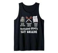 Back to School 1st Grade Rock Paper Scissors Nothing Beats Tank Top