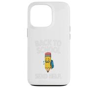 Back to School 2025 Student Send Help Crying pencil school. Case for iPhone 13 Pro