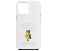 Back to School 2025 Student Send Help Crying pencil school. Case for iPhone 13 Pro Max
