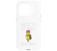 Back to School 2025 Student Send Help Crying pencil school. Case for iPhone 15 Pro