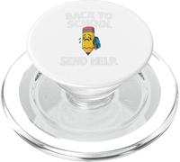 Back to School 2025 Student Send Help Crying pencil school. PopSockets PopGrip for MagSafe