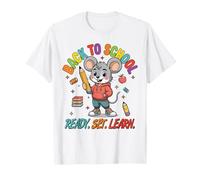 Back to School 2026 Teacher Kindergarten Ready. Set. Learn T-Shirt