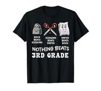 Back to School 3rd Grade Rock Paper Scissors Nothing Beats T-Shirt