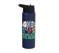 Back to School 4th Grade Rock Paper Scissors Nothing Beats Stainless Steel Insulated Water Bottle