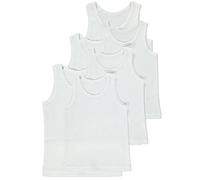 **Back to School** 6 Pack of Boys 100% Cotton Warm Vests / Available in Ages 1 up to 13 years (Age 12-13 Years)