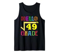 Back to school 7th Grade Square Root of 49 math kids teache Tank Top
