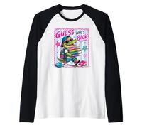 Back to School Alligator Guess Who's Back Raglan Baseball Tee