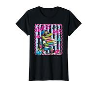 Back to School Alligator Guess Who's Back Value Graphic T-Shirt, Women, Black, XS