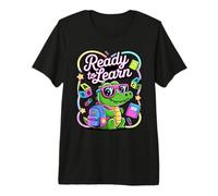 Back to School Alligator Ready to Learn Kids Premium T-Shirt