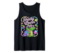 Back to School Alligator Ready to Learn Kids Tank Top