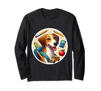 Back To School American Foxhound Dog Boys Girls Student Kids Long Sleeve T-Shirt
