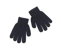 Back To School Boys Girls Hat Scarf Gloves Glow In The Dark Sets Singles UK Seller - Navy Gloves - One Size Fits 2-6 Years