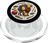 Back To School Bull Kids Boys Girls Student Child Rancher PopSockets PopGrip for MagSafe
