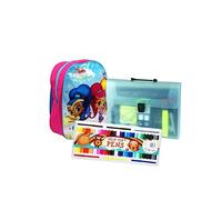 Back to School Bundle - inc Basic Junior Backpack, 20PC Stationery Set and 50PC Felt Tip Pens - Shimmer & Shine
