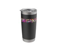 Back to School Cafeteria Crew Leopard Lunch Lady Squad Women Stainless Steel Insulated Tumbler