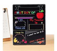 Back to School Chalkboard, Back to School Chalkboard | Washable Chalkboard Signs | Last Day of School Board Reusable Chalkboard Style Photo Prop, First Jo