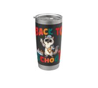 Back to School Cute Ragdoll Cat Student First Day Vibes Stainless Steel Insulated Tumbler