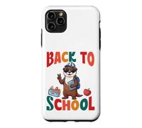Back To School Cute River Otter Student First Day Vibes Case for iPhone 11 Pro Max