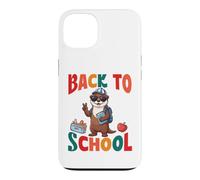 Back To School Cute River Otter Student First Day Vibes Case for iPhone 13