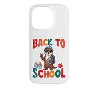 Back To School Cute River Otter Student First Day Vibes Case for iPhone 14 Pro