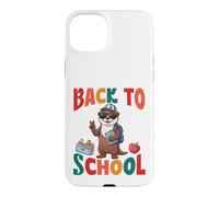 Back To School Cute River Otter Student First Day Vibes Case for iPhone 15 Plus