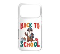 Back To School Cute River Otter Student First Day Vibes Case for iPhone 17 Pro