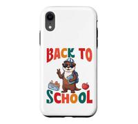 Back To School Cute River Otter Student First Day Vibes Case for iPhone XR